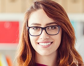 Young woman with gorgeous smile