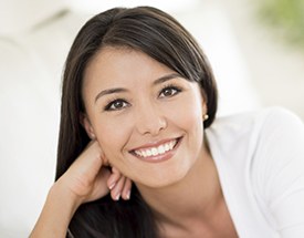 Woman with gorgeous smile