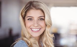 Young woman with beautiful smile